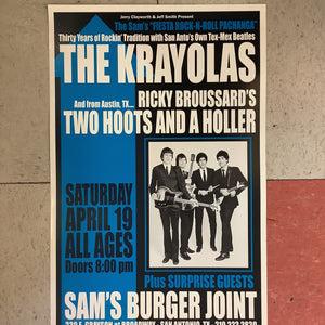 The Krayolas at Sam's Burger Joint - 2008 (Poster)