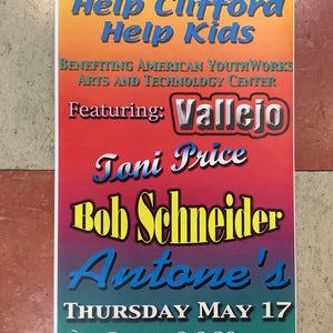 "Help Clifford Help Kids" at Antone's Nightclub - 2001 (Poster)