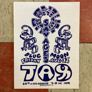 Uranium Savages at Jax - 2012 (Postcard)