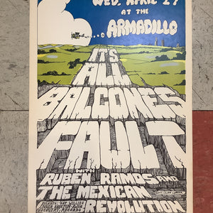 Balcones Fault at Armadillo World Headquarters - 1977 (Poster)