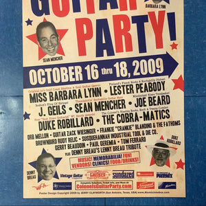 The Colonel's Super Dooper Guitar Party - 2009 (Poster)