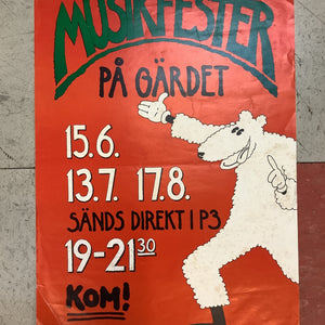 Musikfester På Gärdet - 1977 (Poster)