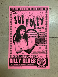 The Sue Foley Band at Billy Blues - 1994 (Poster)