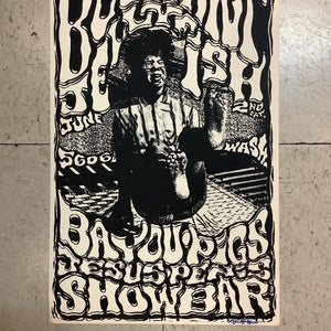 Bouffant Jellyfish at Showbar - 1990 (Poster)