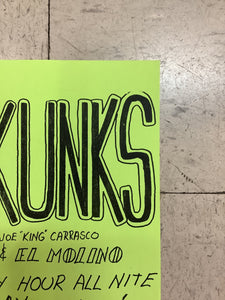 Skunks, Joe "King" Carrasco, and El Molino at Raul's (Poster)