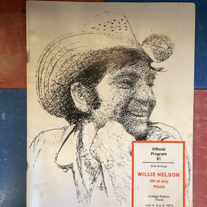 Willie Nelson 2nd Annual 4th of July Picnic 1974 - Official Program