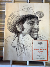 Load image into Gallery viewer, Willie Nelson 2nd Annual 4th of July Picnic 1974 - Official Program
