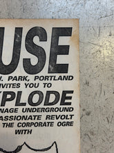 Load image into Gallery viewer, Beat Happening &amp; Some Velvet Sidewalk at The Underground - 1990 (Poster)

