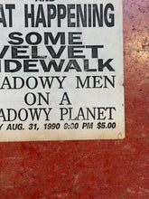 Load image into Gallery viewer, Beat Happening &amp; Some Velvet Sidewalk at The Underground - 1990 (Poster)
