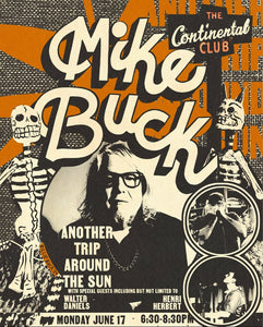 Mike Buck Birthday Show at The Continental Club - 2024 (Poster ...