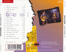 Load image into Gallery viewer, David Bowie – Santa Monica '72 (CD)

