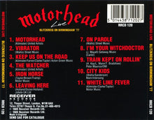 Load image into Gallery viewer, Motorhead - Blitzkreig on Birmingham &#39;77 (CD)
