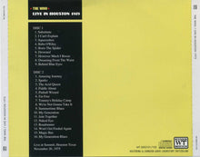Load image into Gallery viewer, The Who – Live In Houston 1975 (CD)
