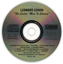 Load image into Gallery viewer, Leonard Cohen – The Ladies' Man In Concert (CD)
