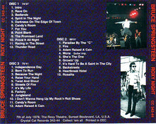 Load image into Gallery viewer, Bruce Springsteen – Roxy Night (CD)
