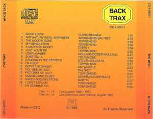 The Who - Who's Back (CD)