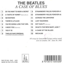 Load image into Gallery viewer, The Beatles – A Case Of Blues (CD)
