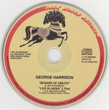 Load image into Gallery viewer, George Harrison – Beware Of Abkco! / Live In Japan (CD)
