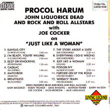 Load image into Gallery viewer, Procol Harum – John Liquorice Dead And Rock And Roll Allstars (CD)
