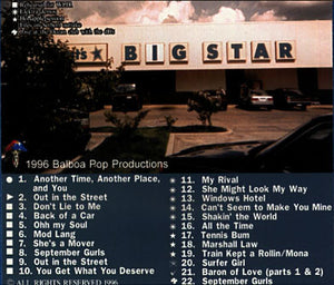 Big Star & Alex Chilton Solo - Beale Street Green (CD)