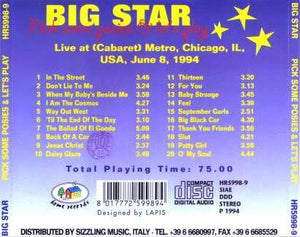 Big Star – Pick Some Posies & Let's Play (CD)