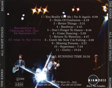 Load image into Gallery viewer, The Kinks – All Night Stand (CD)
