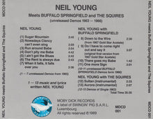 Load image into Gallery viewer, Neil Young – Neil Young Meets Buffalo Springfield And The Squires (CD)
