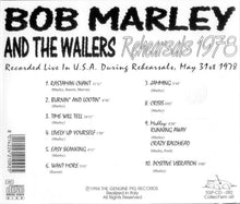 Load image into Gallery viewer, Bob Marley &amp; The Wailers – Rehearsals 1978 (CD)
