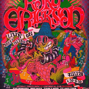 Roky Erickson 79th Birthday Tribute at Continental Club - 2026 (Poster)