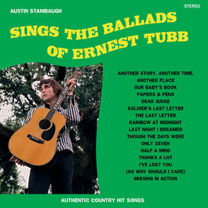 Austin Stambaugh - Sings the Ballads of Ernest Tubb (Vinyl)