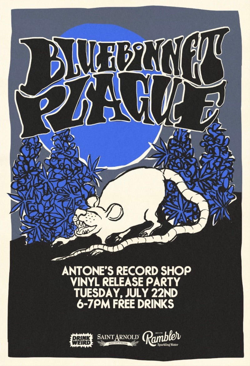 Bluebonnet Plague In-Store - 2025 (Poster) – Antone's Record Shop