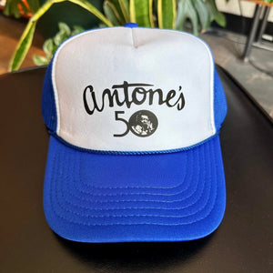 Antone's 50th Blue Trucker Hat