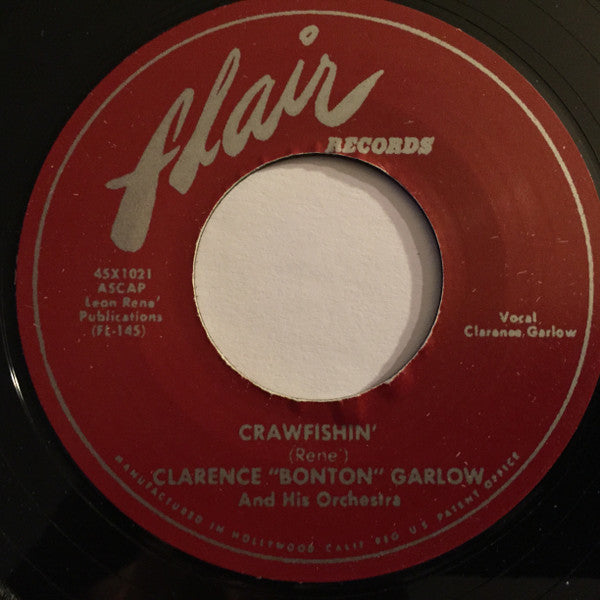 Clarence Garlow - Crawfishin' / Route 90 (RE, 45, 7