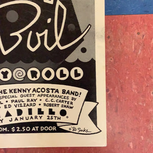 The Kenny Acosta Band at Armadillo - 1980 (Poster)