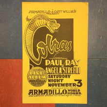 Load image into Gallery viewer, The Cobras at Armadillo World Headquarters - 1979 (Poster)
