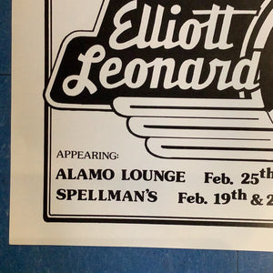 Elliott Leonard at Alamo Lounge and Spellman's (Poster)