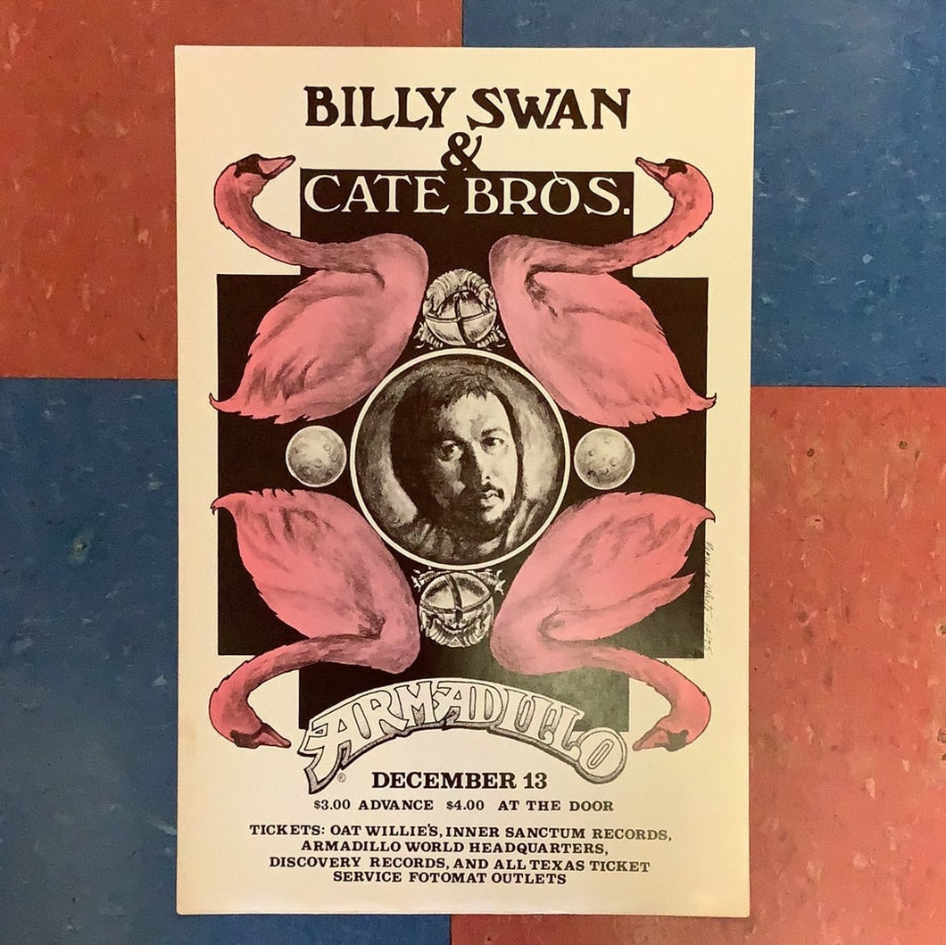 Billy Swan and Cate Bros. at Armadillo - 1975 (Poster)