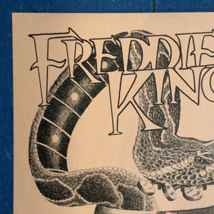 Freddie King Halloween Show at Armadillo World Headquarters - 1976 (Poster)