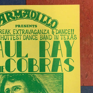 Paul Ray and The Cobras/The Fabulous Thunderbirds at Armadillo - 1977 (Poster)