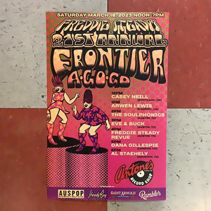 Freddie Steady's 21st Annual Frontier A Go Go - Event Poster By Billie Buck