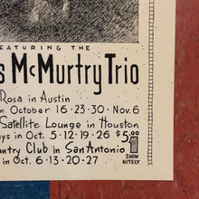 Load image into Gallery viewer, The James McMurtry Trio &quot;Lone Star Fire Drill&quot; (Poster)
