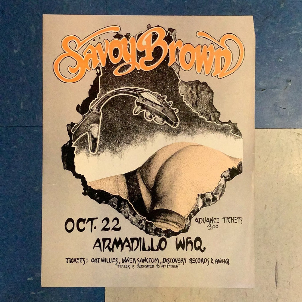 Savoy Brown at Armadillo World Headquarters - 1975 (Poster)