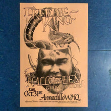 Load image into Gallery viewer, Freddie King Halloween Show at Armadillo World Headquarters - 1976 (Poster)
