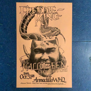 Freddie King Halloween Show at Armadillo World Headquarters - 1976 (Poster)