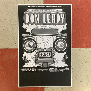 Don Leady In-Store 2023 - Event Poster By Billie Buck
