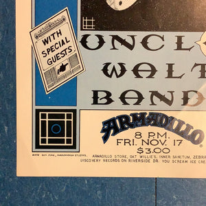Country Gazette and Uncle Walt’s Band at Armadillo - 1978 (Poster)