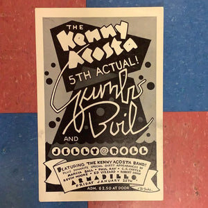 The Kenny Acosta Band at Armadillo - 1980 (Poster)