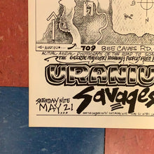 Load image into Gallery viewer, Uranium Savages at Soap Creek Saloon - 1977 (Poster)
