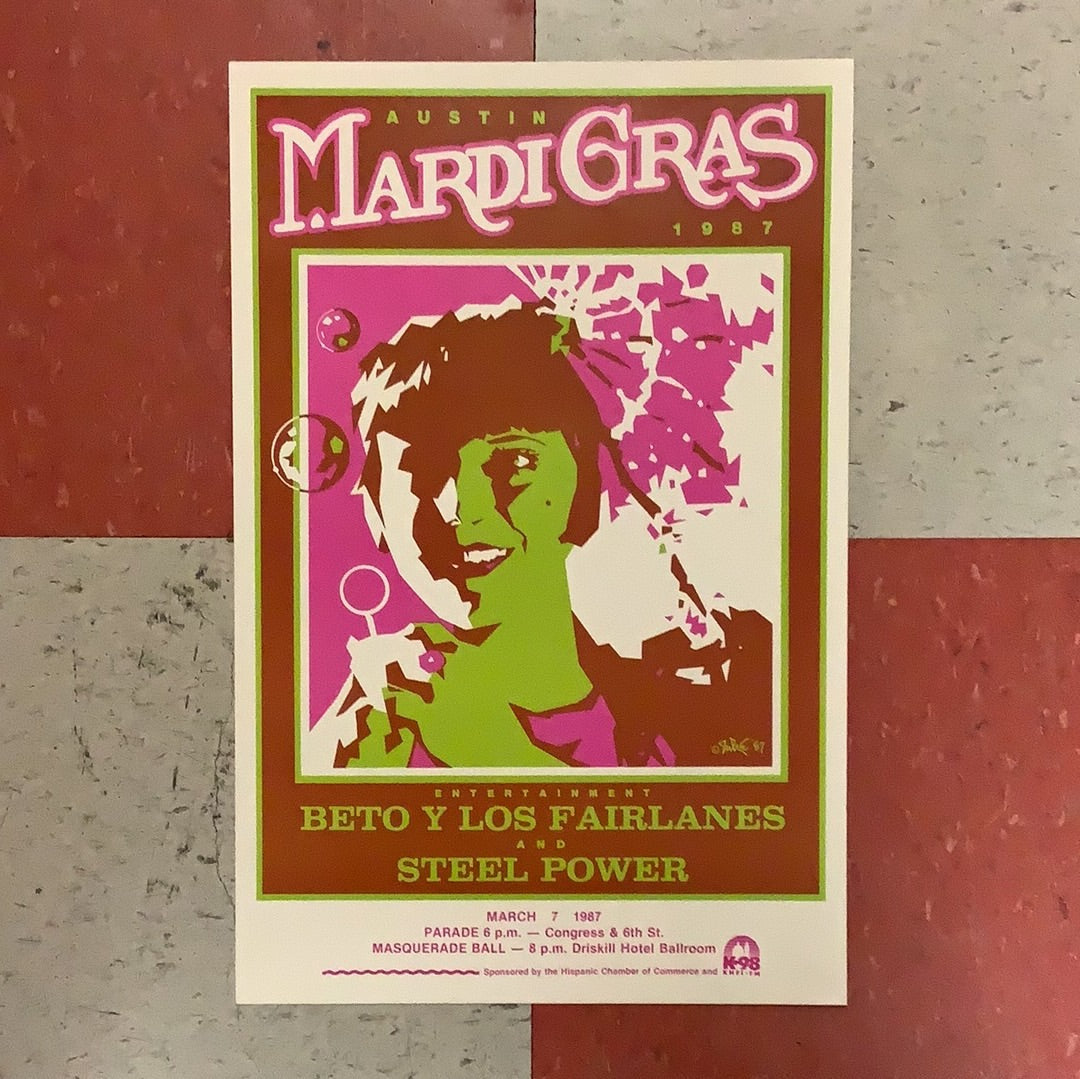 Austin Mardi Gras - 1987 (Poster) – Antone's Record Shop