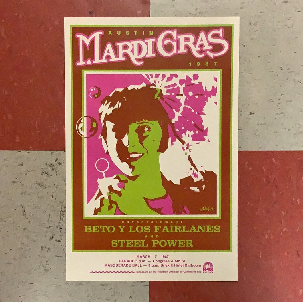 Austin Mardi Gras - 1987 (Poster)